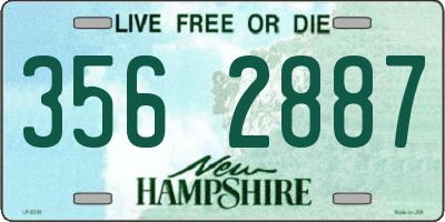 NH license plate 3562887