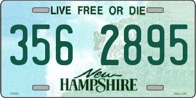 NH license plate 3562895