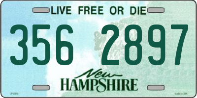 NH license plate 3562897
