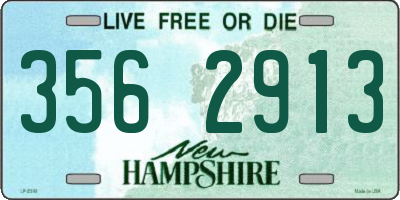 NH license plate 3562913