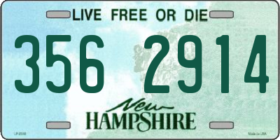 NH license plate 3562914