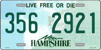 NH license plate 3562921