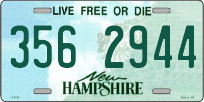 NH license plate 3562944