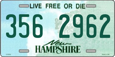 NH license plate 3562962