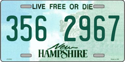 NH license plate 3562967