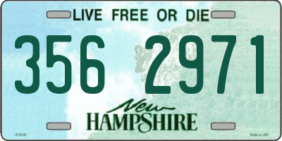 NH license plate 3562971