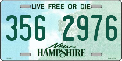 NH license plate 3562976