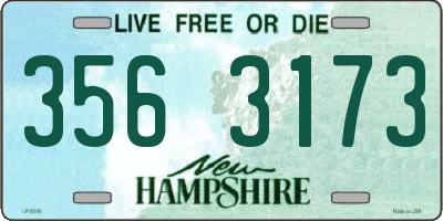 NH license plate 3563173