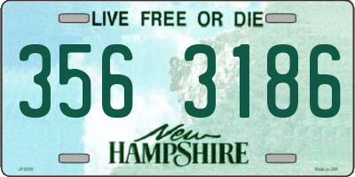 NH license plate 3563186