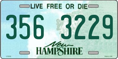 NH license plate 3563229