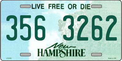 NH license plate 3563262