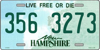 NH license plate 3563273