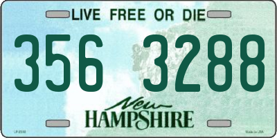 NH license plate 3563288