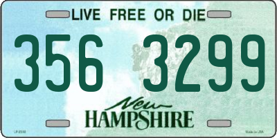 NH license plate 3563299