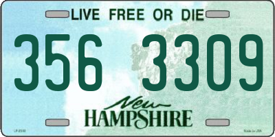 NH license plate 3563309