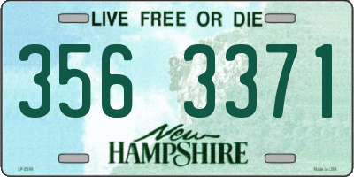 NH license plate 3563371