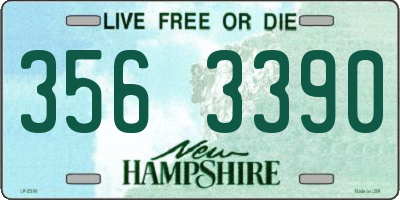 NH license plate 3563390
