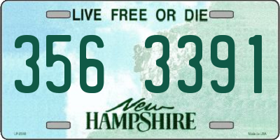 NH license plate 3563391
