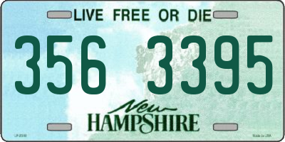 NH license plate 3563395