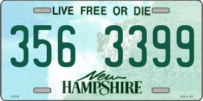 NH license plate 3563399
