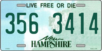 NH license plate 3563414