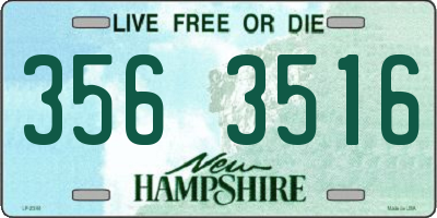 NH license plate 3563516
