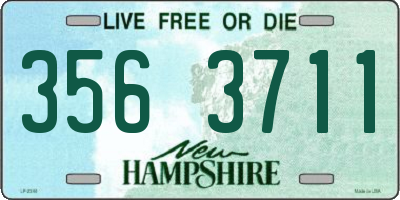 NH license plate 3563711