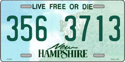 NH license plate 3563713