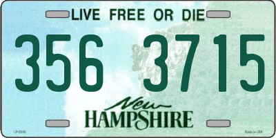 NH license plate 3563715