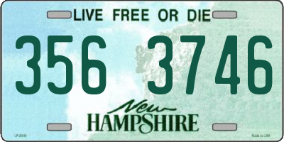 NH license plate 3563746