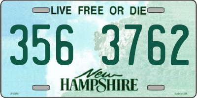 NH license plate 3563762