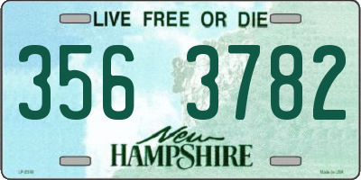 NH license plate 3563782