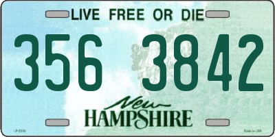 NH license plate 3563842