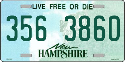 NH license plate 3563860