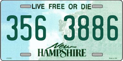 NH license plate 3563886