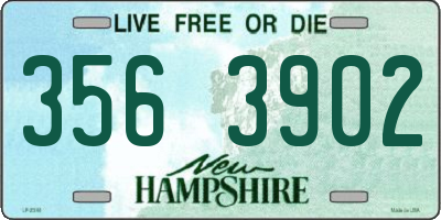 NH license plate 3563902