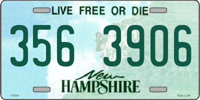 NH license plate 3563906