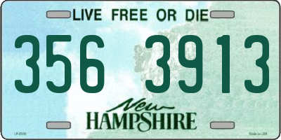 NH license plate 3563913