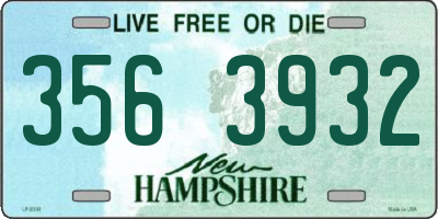 NH license plate 3563932