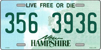 NH license plate 3563936