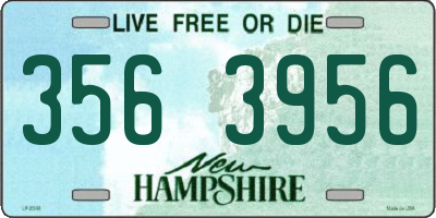 NH license plate 3563956