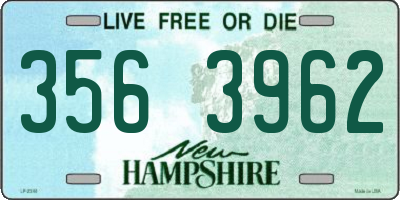 NH license plate 3563962