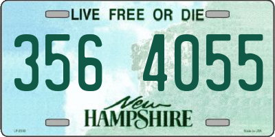 NH license plate 3564055