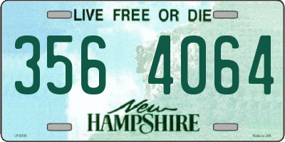 NH license plate 3564064