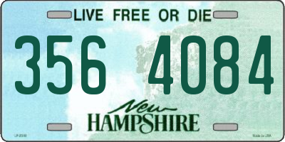 NH license plate 3564084