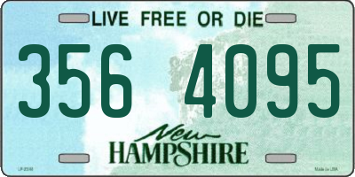 NH license plate 3564095