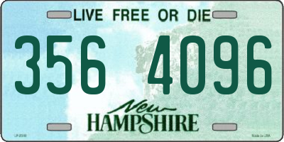 NH license plate 3564096