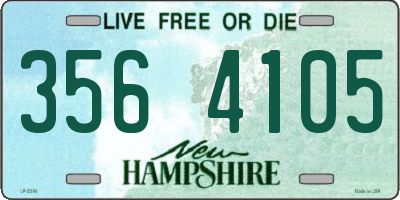 NH license plate 3564105