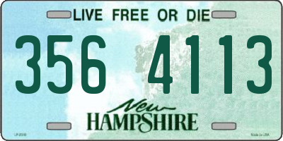 NH license plate 3564113