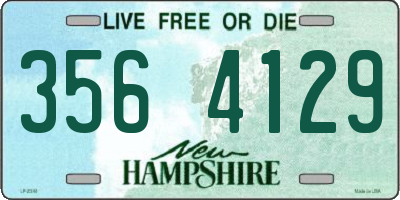 NH license plate 3564129